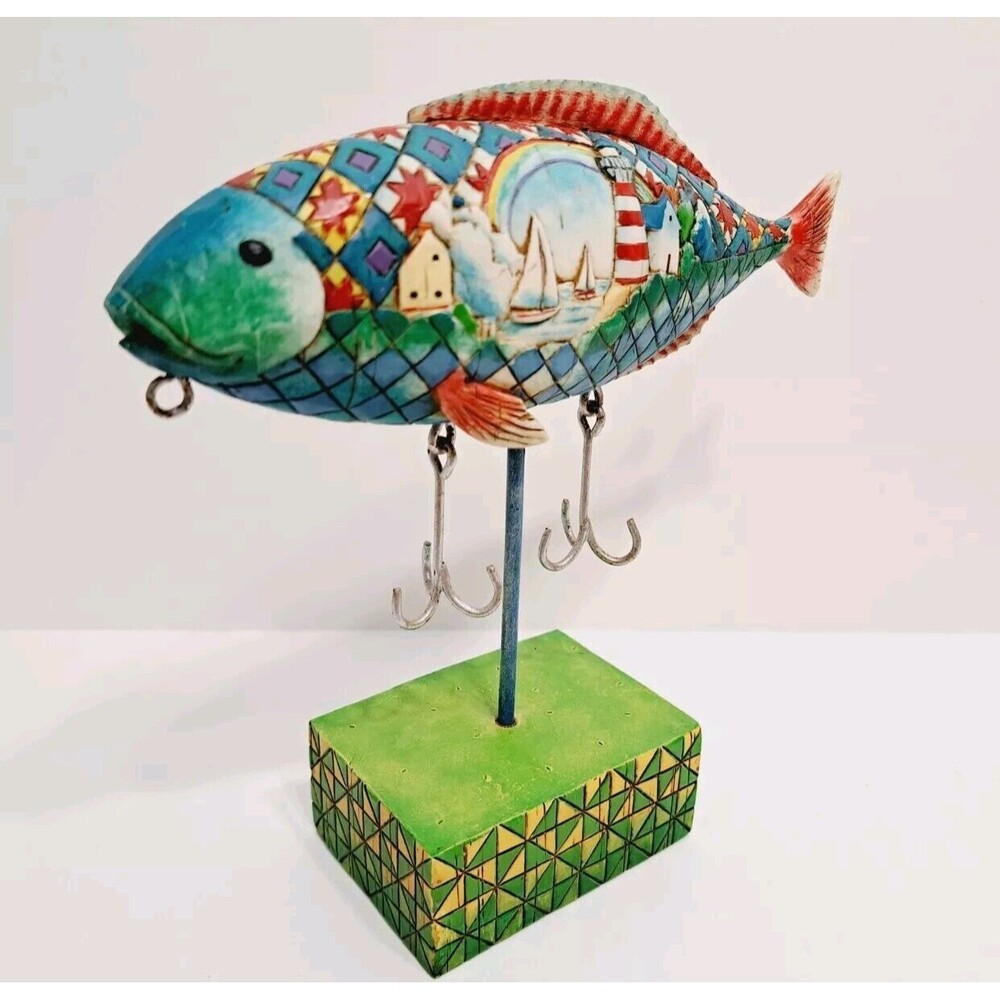 Jim Shore Heartwood Creek Fishing for Rainbows Collectible Figurine Enesco